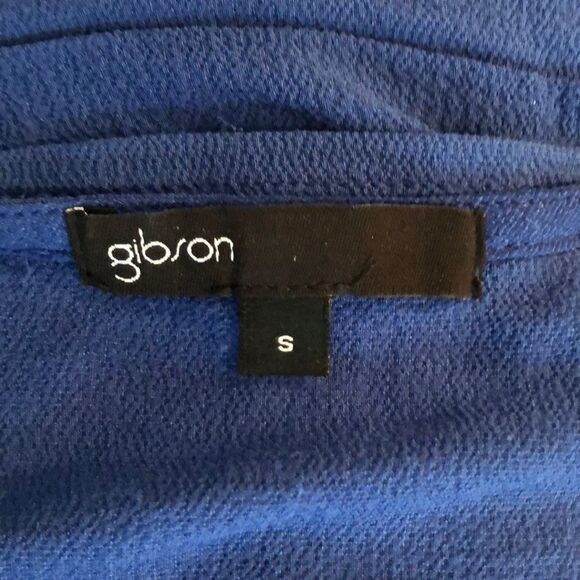 Gibson Draped Faux Wrap Top Size Small - Picture 10 of 12